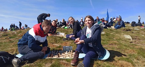 Перший Всеукраїнський шаховий турнір на горі Говерла + ВІДЕО